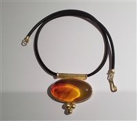 Collana Soprana Donna in Oro Ambra 62.5 Ct OG AMBRA CORDA - OG AMBRA CORDA